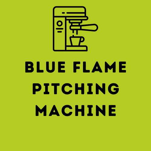 blue flame pitching machine