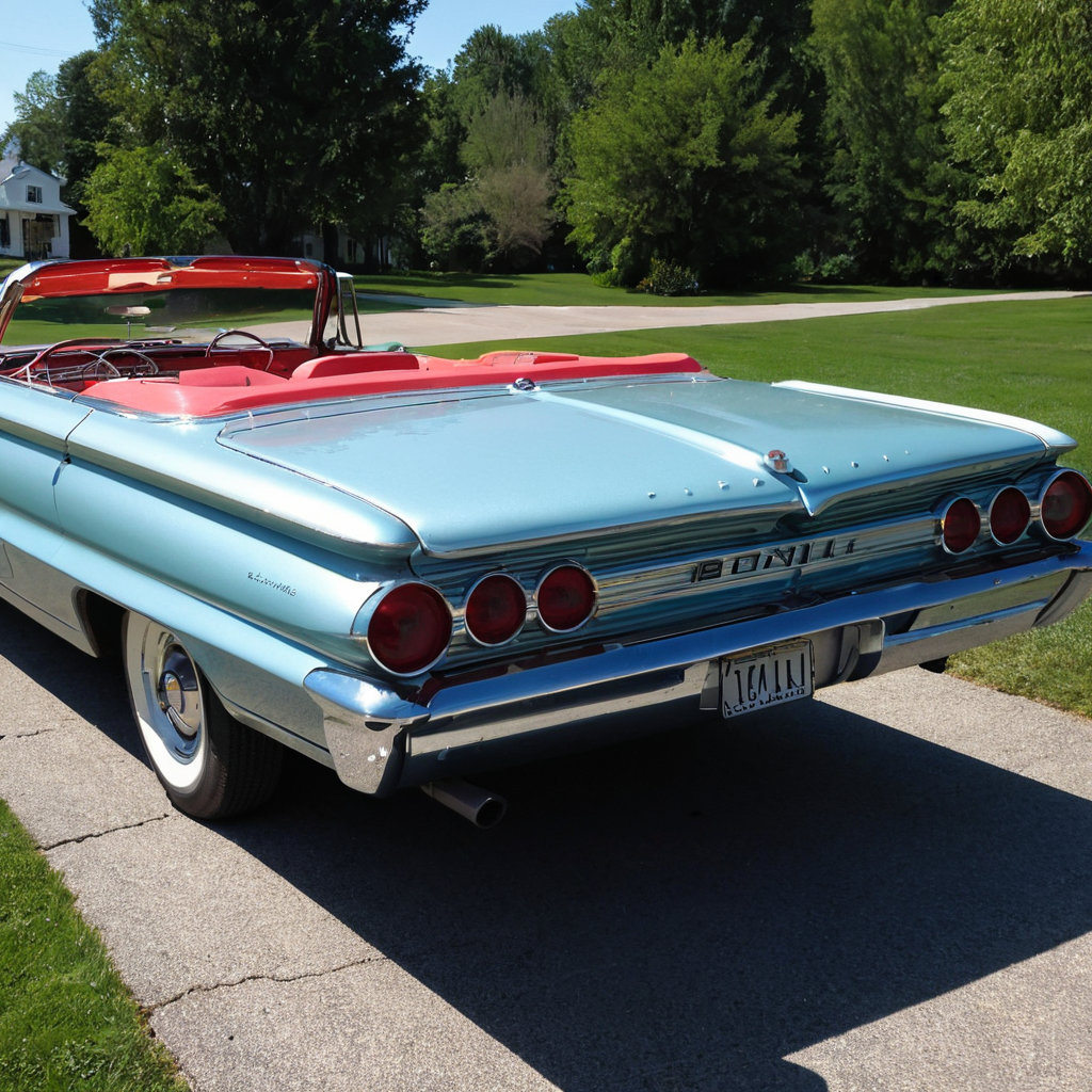 1962 Pontiac Bonneville Model: Tail Lights & Restoration