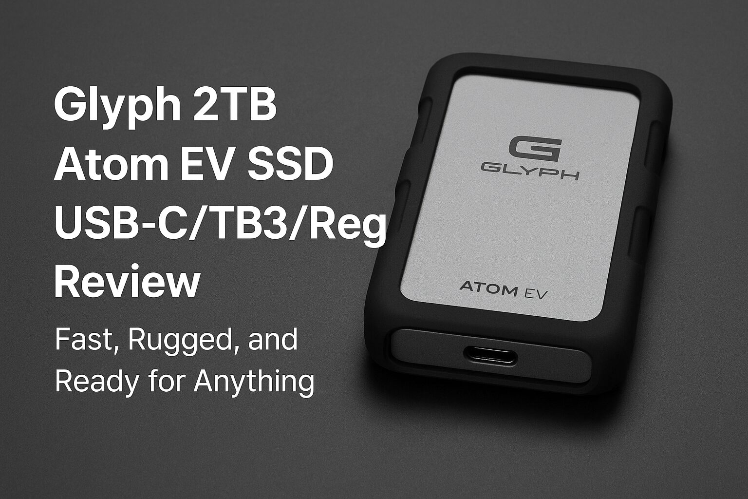 Glyph-Technologies 2TB Atom EV SSD USB-C/TB3/Reg